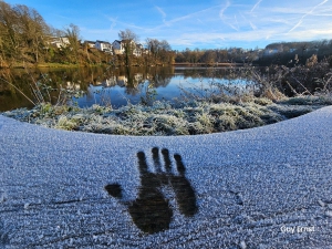 Photo artistique du lac du casino à La Calamine prise par Guy Ernst