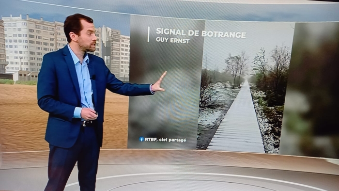 photo de Guy Ernst à la RTBF du signal de Botrange