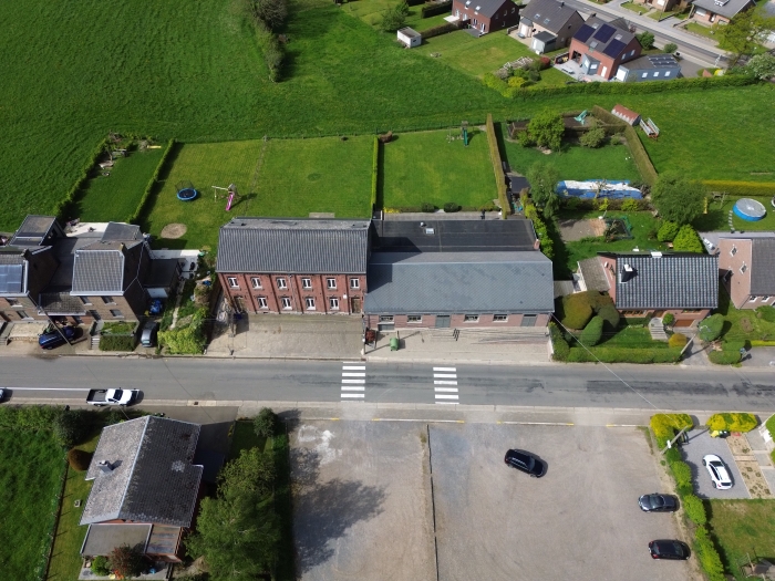 salle des fêtes à Hombourg vue du ciel par Guy Ernst